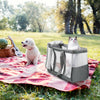 FUNADD Breathable Pet Carrier Bag, Grey - Portable & Durable