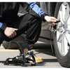 0903E Car / Motorcycle / Bicycle Portable High Pressure Double Pipe Inflatable Cylinder Pedal Air Pump