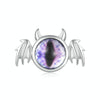 SCC2531 Sterling Silver S925 Fantasy Magic Little Devil Pendant Accessories DIY Bracelet Beads