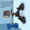 Car General Purpose Vehicle Bracket Suction Cup Fixed Glass Video Shooting Base, Shape: Suction Cup+PTZ+Gopro Screw