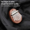 Mini 8 Tone Thumb Piano Kalimba Musical Instruments(Wood Chinchilla)