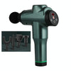 Muscles Relax Massager Portable Fitness Equipment Fascia Gun, Specification: 6212 12 Gears Green(UK Plug)