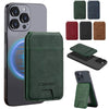 LC.IMEEKE 3-Cards MagSafe RFID Leather Card Bag(Green)