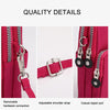 Crossbody Mobile Phone Bag Vertical Coin Purse with Armband for Women(Rose Red)