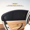 2 PCS Car Shade Block Car Sun Block Window Gauze Shading Net Side Blocking Cover Sun Net Sandbags Side Window Sunshade Cover, Size: 92*54cm