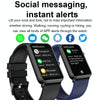 Smart Watch Ring ECG Temperature Heart Rate Blood Pressure Health Bluetooth Talking Watch, Color: Red Silicone