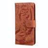 For Asus Zenfone 9 Tiger Embossing Pattern Flip Leather Phone Case(Brown)