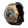 WS-18 1.43 inch IP67 Sport Smart Watch, Support Bluetooth Call / Sleep / Blood Oxygen / Heart Rate / Blood Pressure Health Monitor(Gold+Black)