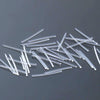 10pcs /Pack Plastic Ear Studs Ear Nurture Sticks Disposable Ear Pins Earrings, Style: Ear Sticks Black