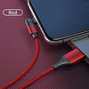 FXCL-WY09 2.4A USB to 8 Pin 180 Degree Rotating Elbow Charging Cable, Length:1.2m(Red)