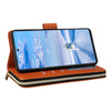 For Samsung Galaxy A33 5G Nine-card Slots Zipper Wallet Bag Leather Phone Case(Brown)