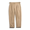 S2007085 Men Retro Straight Casual Trousers Overalls, Size: L(Khaki)