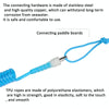 5mm / 10ft Coiled Surfboard Leash Storm Series Surfing Leg Rope(Blue)