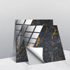 20 PCS 10cm PVC Crystal Covered Film Geometric Pattern Tile Wall Sticker(TS244)