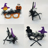 Halloween Party Decoration Glasses Masquerade Costume Props Skull Witch Hat Bat