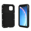 For iPhone 11 LOVE MEI Metal Shockproof Waterproof Dustproof Protective Case(Black)