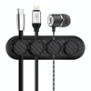 Car Carbon Fiber Magnetic Clamp Cable Storage Box Creative Desktop Hub Organizer