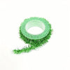 2.8m /Roll Christmas Glitter Striped Ribbon Bow DIY Decorative Ribbon Gift Packaging Ribbon(Green)