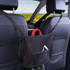 Car Seat Hanging Storage Bag, Style:Without Pocket(Black)