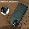 For iPhone 14 / 13 LC.IMEEKE Magsafe Phone Case(Green)
