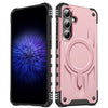 For Samsung Galaxy S23 FE 5G Straship Magnetic TPU Hybrid PC Phone Case(Rose Gold)