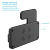 4-in-1 Foldable Desktop Mobile Phone Watch Earphones Wireless Charger(White)