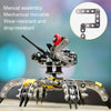 Spider High Difficulty Assembly Building Block Toys Handmade Assembly Robot Metal Model
