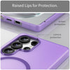 For Samsung Galaxy S25 Ultra MagSafe Frosted Translucent TPU + PC Full Coverage Phone Case(Dark Purple)