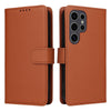 For Samsung Galaxy S25 Ultra 5G BETOPNICE BN-005 2 in 1 Detachable Imitate Genuine Leather Phone Case(Brown)