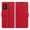 For Asus Zenfone 8 R64 Texture Single Horizontal Flip Protective Case with Holder & Card Slots & Wallet& Photo Frame(Red)
