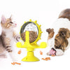 Interactive Dog & Cat Treat Puzzle Toy - Yellow