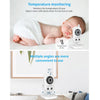 2.4" Wireless Baby Monitor with Night Vision, 2-Way Audio & Temperature Sensor - US Plug