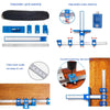 Woodworking Aid Tool Handle Punch Locator Cabinet Door Hole Opener Semium Aluminum Alloy