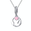 S925 Sterling Silver Cat Pendant DIY Bracelet Necklace Accessories, Style:Pendent