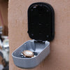 Wall Mounted Key Safe Box - 4 Digit Combination Lock - Black