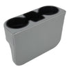 Car Seat Crevice Storage Box Cup Drink Holder Auto Pocket Stowing Tidying for Phone Pad Card Coin Case Car Accessories(Grey)