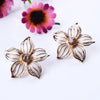 Crystal Enamel Flower Jewelry Sets For Women(White)