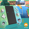 For Switch Joycon With Colorful Light Left And Right Handle(Black)