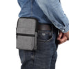 Denim Casual Waist Bag Crossbody Shoulder Bag(Dark Gray)