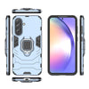 For Samsung Galaxy A56 5G / A36 5G PC + TPU Shockproof Protective Phone Case with Magnetic Ring Holder(Navy Blue)