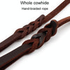 Leather Dog Lead 120cm | Bronze Hook | Medium/Large Breeds