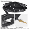 WEIXIER W126 Leisure Men Shoulder Bag Portable With USB Port Outdoor Messenger Bag(Black)