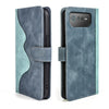 For Asus ROG Phone 6 Stitching Horizontal Flip Leather Phone Case(Blue)
