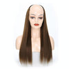 Wig Half Headgear Long Straight Hair U-Shaped Wig Headgear, Colour: 9.US-8#