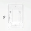 0.5W 110V Night Angel Square Plug Socket Sensor Night Light, White Light Mini Human Body Motion Induction Night Light