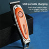 VGR V-262 5W USB Metal Leather Professional Hair Clipper (Red)