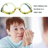 Makeup Magnifying Glass Presbyopic Glasses Flip Swivel Reading Glasses, Degree: +250(Tea Color)