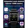 F30 1.54 inch TFT Touch Screen IP67 Waterproof Smart Watch, Support Sleep Monitoring / Heart Rate Monitoring / Music Playing / Women Menstrual Cycle Reminder(Black)