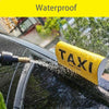 TAXI Washed Mark Label Car Personalized Decorative Stickers(Yellow Large)