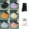 MENGLANDI Summer Outdoor Riding Anti-ultraviolet Sunshade Empty Top Hat, Size: Adjustable(D-200 Black)